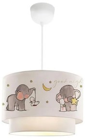 Lampadario per cameretta CANDY 1xE27/40W/230V bianco/grigio