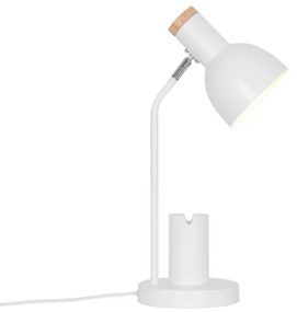 Nordlux - Lampada da tavolo DEVONE 1xE27/15W/230V bianca
