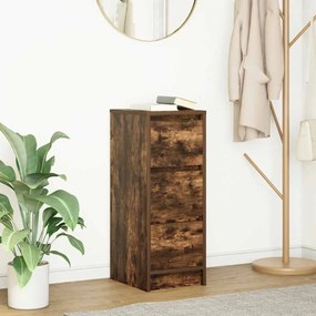 Credenza Rovere Fumo 29,5x34x76 Cm İn Legno Multistrato /