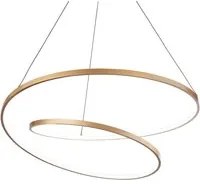 Lampada a sospensione ottone D 800 x H min 390 - max 1500 mm