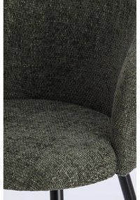 Set di sedie da pranzo color kaki in metallo 2 pz Radaja – Light &amp; Living