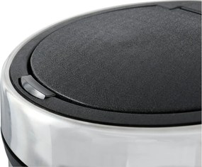 Cestino per la spazzatura grigio scuro in acciaio touch 30 l – MSV