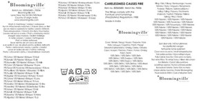 Cuscino decorativo in cotone riciclato 45x45 cm Eviaya – Bloomingville