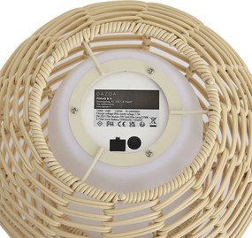 Lampada da Tavolo da Esterno Beige 25cm Incl. LED Ricaricabile con USB-C IP44 - Oli