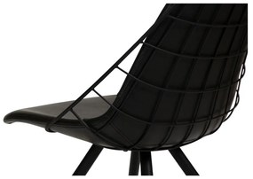 Sedia da pranzo in similpelle nera Sway - DAN-FORM Denmark