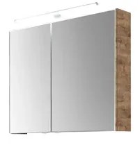 Pensile con luce PELIPAL marrone L 80 x H 70.3 x P 17 cm