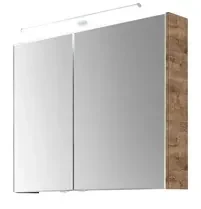 Pensile con luce PELIPAL marrone L 80 x H 70.3 x P 17 cm