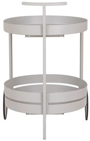 Tavolo da portata in metallo su ruote 40x49,5 cm Beja - House Nordic