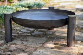 Braciere Da Giardino A Legna Artigianale In Acciaio Design Palma 70 Cm Cook King