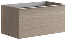 Mobile da bagno sotto lavabo Pixel plain olmo L 80 x H 40 x P 45.5 cm 1 cassetto, lavabo non incluso