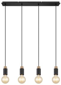 Globo 54045-4H - Lampadario a sospensione con filo MATTI 4xE27/40W/230V