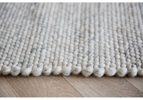 Tappeto in lana grigio chiaro 400x300 cm Auckland - Rowico