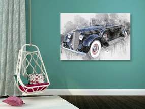 Stampa su tela – Auto retrò storica