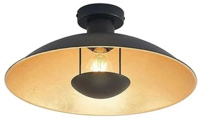 Lindby - Narisara Plafoniera Ø40 Nero/Oro Lindby