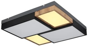 Globo 67286-50 - Plafoniera LED GUNDI LED/50W/230V marrone/nero