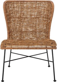 Poltrona con intreccio in colore naturale Somme - Bloomingville