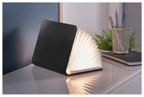 Decorazione luminosa nera con ricarica USB Booklight – Gingko