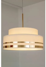 Lampadario a sospensione con filo TAMI 1xE27/60W/230V beige/oro