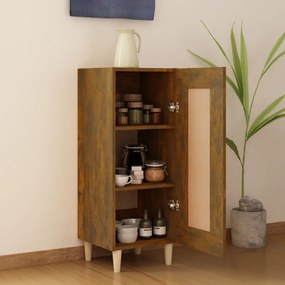 Credenza rovere fumo 34,5x34x90 cm in legno multistrato