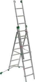 Scala a sfilo FACAL Super Prima in alluminio 3 rampe da 7 gradini portata massima 150 kg EN 131 per lavori fino a 6 m