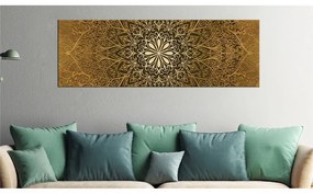 Quadro Golden Finesse  Colore Marrone, Dimensioni e Misure 135x45