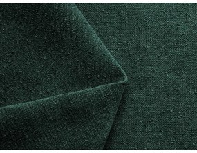 Letto matrimoniale imbottito verde scuro con contenitore a griglia 180x200 cm Hauke - Makamii