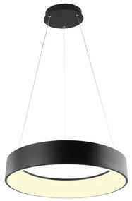 Lampadario LED moderno Noah nero Ø60cm 8000 lumen, LUCE AMBIENTE DESIGN