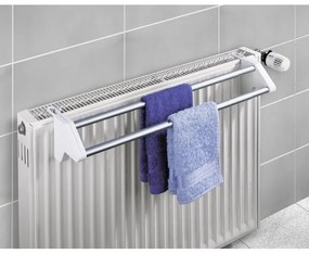 WENKO 3702100 - Stendibiancheria 13x11,5 cm argento/bianco