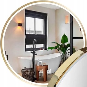 Specchio LED 70cm MMJ Gold