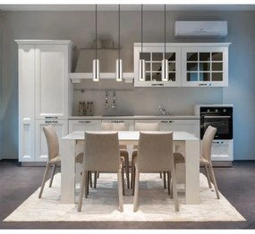 Globo 57911-4H - Lampadario a sospensione con filo ROBBY 4xGU10/35W/230V cromo opaco