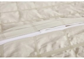 Biancheria da letto beige in crêpe per letto singolo 140x200 cm Naomi – My House