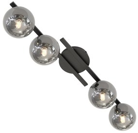 Lampada da soffitto in acciaio KAIRO 4 da interno 4xE14