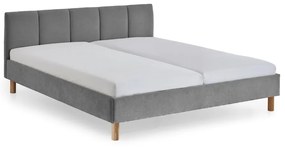 Letto matrimoniale imbottito grigio rete non inclusa 180x200 cm Joker – Meise Möbel