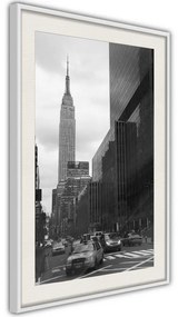 Poster  Empire State Building  Cornice Quadri Cornice d'oro, Larghezza x Altezza Home decor 20x30