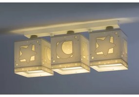 Dalber 63233NE - Plafoniera per bambini MOONLIGHT 3xE27/60W/230V