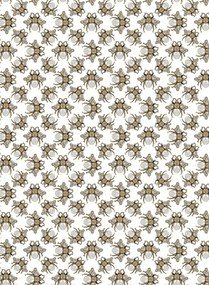 Rebel Walls Tapete Small Jewel Wings - Diamond White