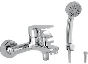 Novaservis - Set per vasca con miscelatore TITANIA COSMOS, cromo lucido