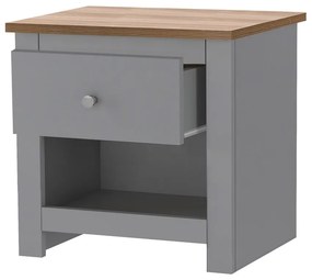 Comodino grigio Emerald - Støraa