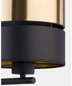 Lampada da parete HILTON 1xE27/15W/230V ottone/nero