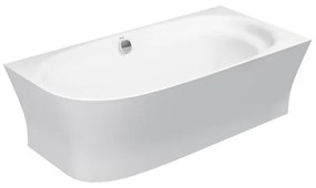 Vasca idromassaggio 190x90 angolare destra con pannello integrato bianco opaco Cape Cod 760363000AS0000 Duravit