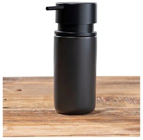 Dosatore di sapone in ceramica nera Black Outdoor Kitchen Silo - Wenko