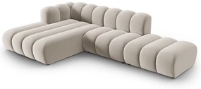 Divano angolare beige ad angolo sinistro Lupine - Micadoni Home