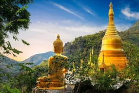 Quadro su tela – Vista sul Buddha dorato