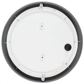 Plafoniera da Esterno E27 Grigia, IP54, Ø258mm Colore Grigio