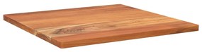 Piano per tavolo 60x60x3,8 cm quadrato legno massello di acacia