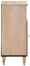 Credenza 60x33x75 cm in legno massello di mango