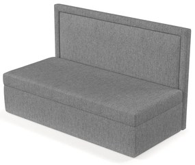 Letto singolo imbottito grigio 90x200 cm Scala - Maison de Rêve