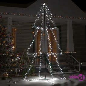 vidaXL Albero di Natale a Cono 300 LED per Interni Esterni 120x220 cm