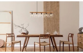 Globo 15532-5H - Lampada a sospensione con cavo KIRA 5xE14/40W/230V nero/marrone