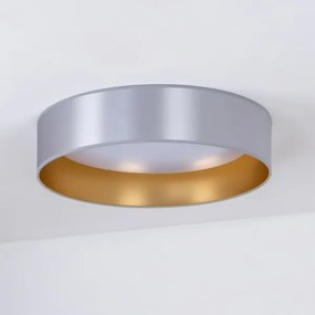 Duolla - Plafoniera LED ROLLER LED/24W/230V diametro 45 cm argento/oro
